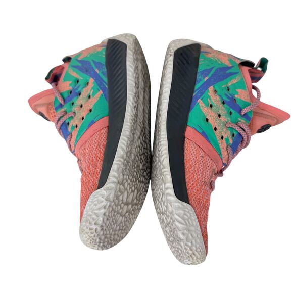 adidas Harden Vol.2 California Dreamin Sneakers Mens‎ 5.5 Orange Lace Up AP9843